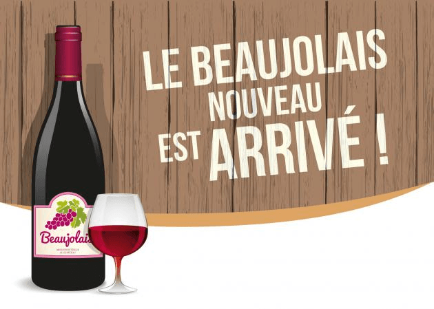 Le Beaujolais nouveau est arrive
