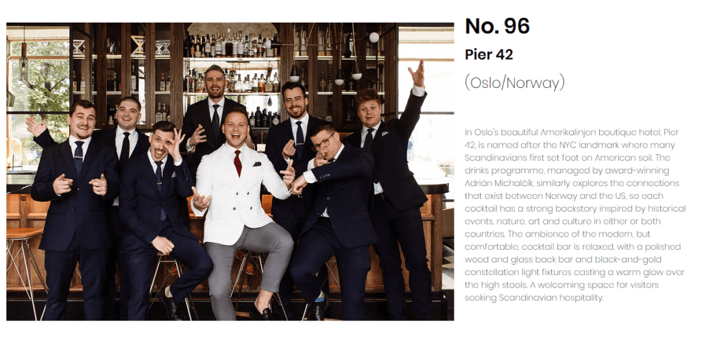 Norge har barer i verdensklasse 8 No96 Pier42