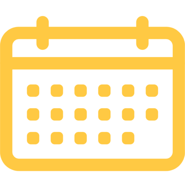 yellow calendar 11006