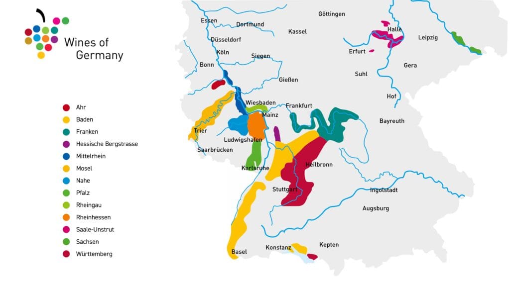 Spesiallansering av tyske viner 3 SFD Wines of Germany map