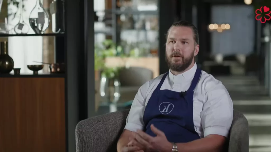 Restaurantsjef Mikael Svensson hos Kontrast i Oslo.