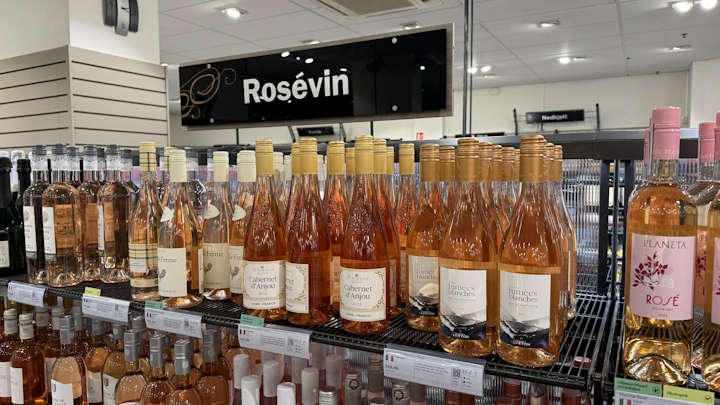 Rosévin på Vinmonopolet, foto: ManneMat.no